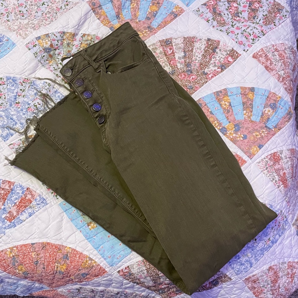 CJLA • Olive Button Fly Jeans
